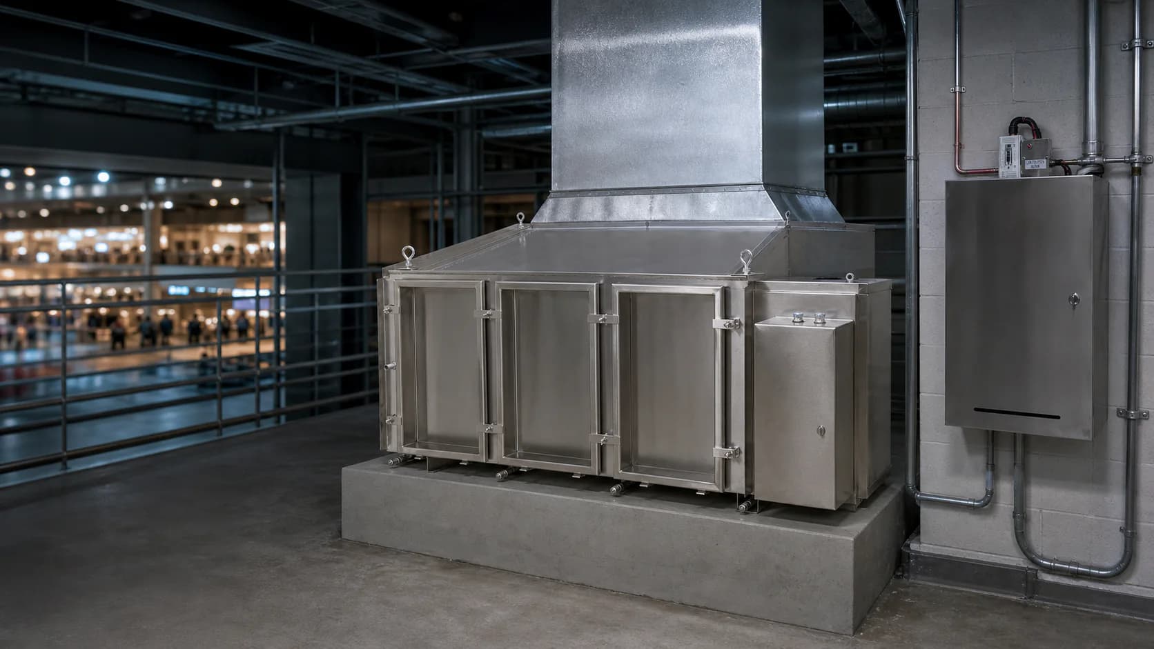 Illustrative setting with Molitron EPFA filtration and MOAS odor abatement equipment